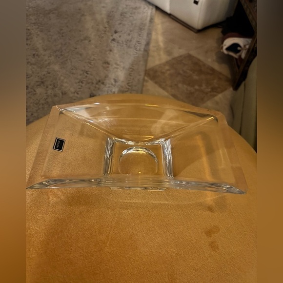Nambe Other - Nambe Rectangular Crystal Bowl 11 1/2" x 6 1/4" x 3" With Tags/Etched​​